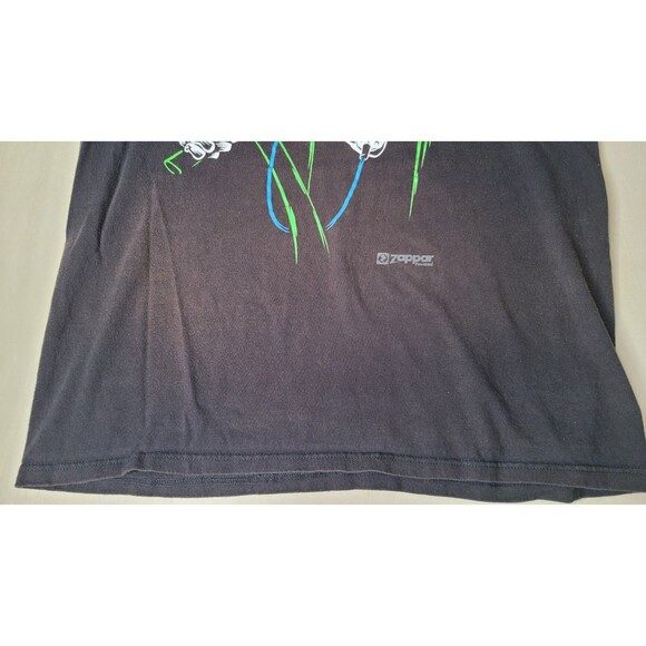 Grim Reaper Skeleton‎ Fantasy Horror Gothic Zappar Size Large Cotton T Shirt - Picture 6 of 13